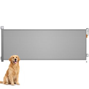Advwin 3M Retractable Pet Gate Dog Cat Safety Gate