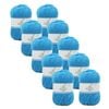 10x Malli Deep Teal Blend Basic 100g Knitting/crochet Yarn Acrylic/poly