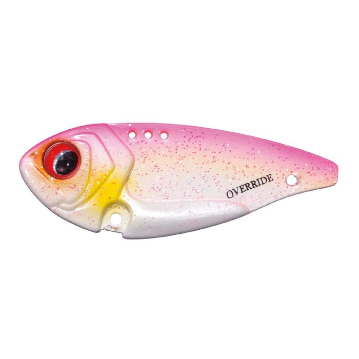 OSP Over Ride 1/4oz Metal Vibration Blade Fishing Lure OR16 Pearl Pink Back