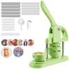 VEVOR 58mm Button Maker Machine Green Plastic with 100pcs Parts for DIY Badges