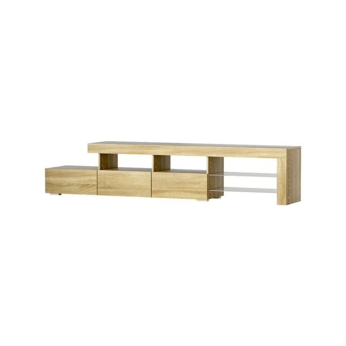 Artiss TV Unit Oak 215cm