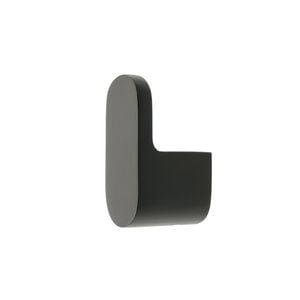 Zenith 62mm Matte Black Radius Robe Hook