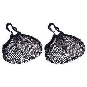 2PK Sachi Cotton String Bag Long Handle Navy