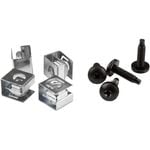 StarTech.com Server Rack Screws and Clip Nuts - 10-32 - Rack Mount Screws and Slide-On Cage Nuts