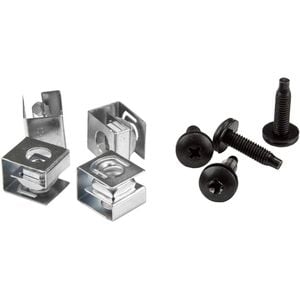 StarTech.com Server Rack Screws and Clip Nuts - 10-32 - Rack Mount Screws and Slide-On Cage Nuts