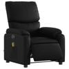 vidaXL Electric Massage Recliner Chair Armchair Single Sofa Black Faux Leather