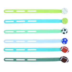 Melii Luxe Silicone Wrap Bands - Sports Balls