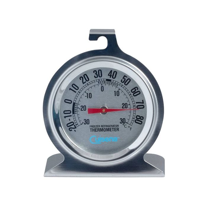 Cuisena Stainless Steel Fridge & Freezer Thermometer - Silver