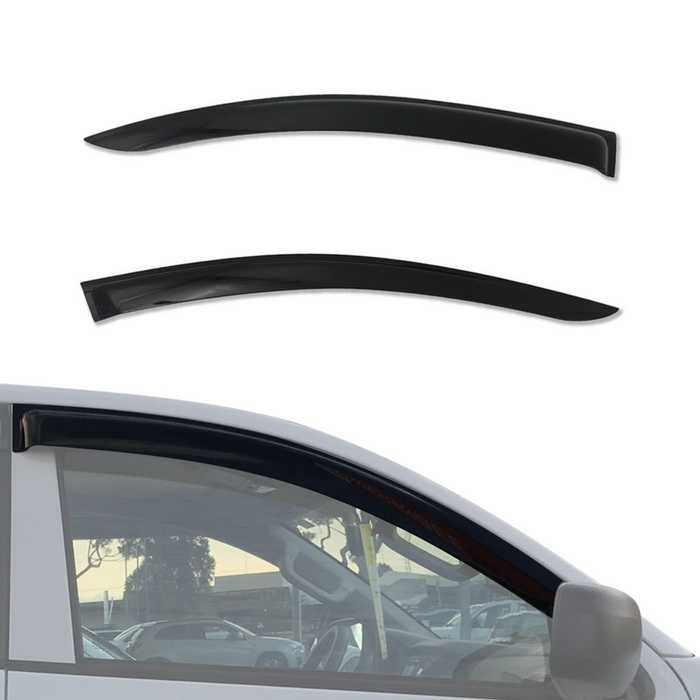 AUSGO Injection Weather Shields for Mitsubishi Triton MQ MR Extra Cab 2015-2024 Weathershields Window Visors Wind Deflectors