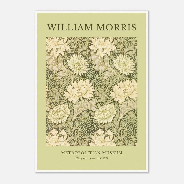 Galrie William Morris Chrysanthemum Print from the Metropolitan Museum Timeless (1877), Poster Only, A2 42 x 60cm (16 x 24inch)