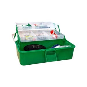 Forceten 130 Piece Kids Fishing Kit - Green