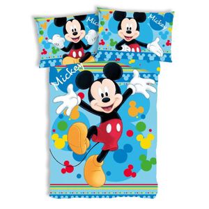 Disney Mickey Mouse Kids Cotton Quilt Cover Set Toddler Bed Size