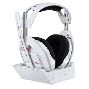 Logitech G Astro A50 LIGHTSPEED Gaming Headset with Base Station (White)