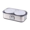 Devanti Greek Yoghurt Maker Machine 2x960ml Large Tubs Temp Control Grey