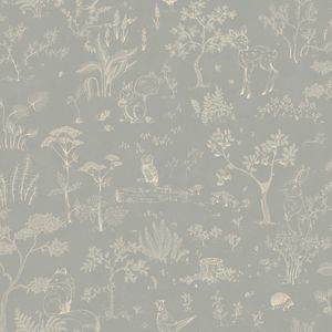 Wallpaper Trader Hollie Wallpaper Roll 10.05m x 53cm, Misty Blue