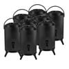 SOGA 8X Stainless Steel Insulated Beverage Dispenser with Tap 16L Black