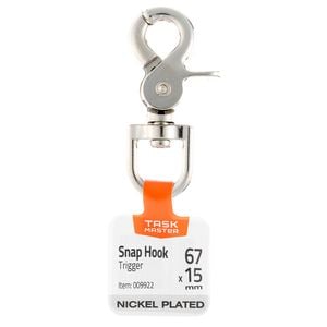 Taskmaster Nickel Plated Trigger Swivel Snap Hook