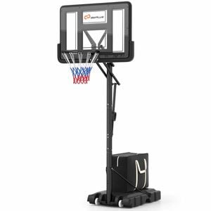 Costway 3.05m Portable Basketball Hoop Stand System w/ Height Adjustable