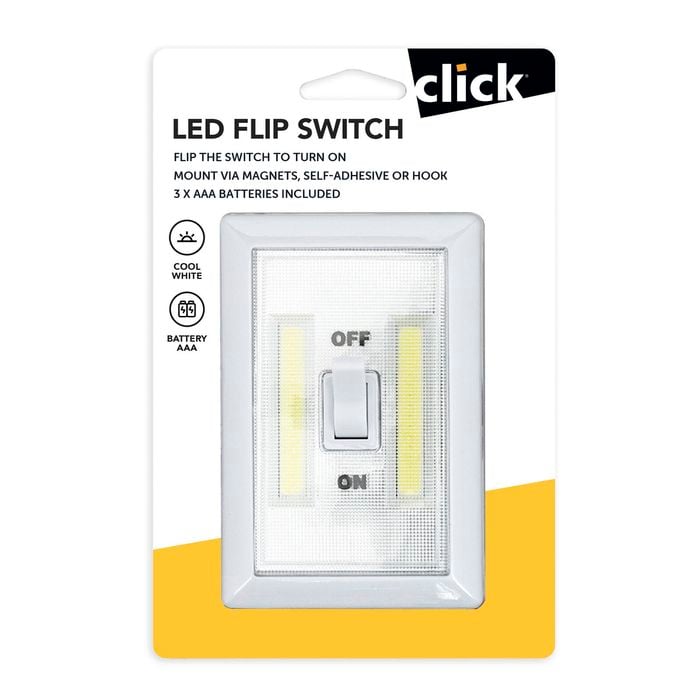 Click White LED Flip Switch