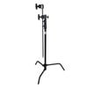 KUPO CL-30MKB 30 BLACK C-STAND WITH SLIDING LEG & QUICK RELEASE - INCLUDING GRIP & ARM