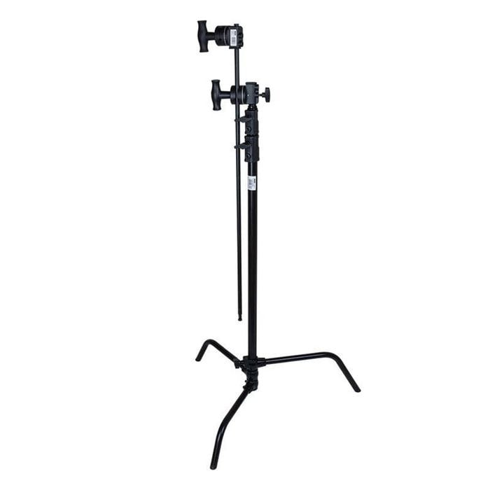KUPO CL-30MKB 30 BLACK C-STAND WITH SLIDING LEG & QUICK RELEASE - INCLUDING GRIP & ARM