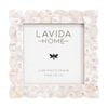 Lvd 5x5 Inch Scallop Mop Shell Picture/photo Frame Iridescent 15.24x15.24x1.27cm