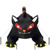 Lifebay Halloween Inflatable Black Cat with LED Lights (EU PLUG)