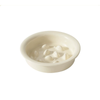 Little Fish Ceramic Slow Feeder Bowl for Cats & Small Dogs/Off White