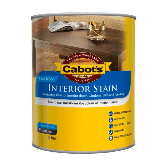 Cabot's 1L Walnut Water Based Interior Stain