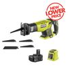 Ryobi 18V ONE+ Compact Reciprocating Saw 4Ah Kit
