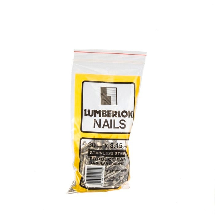 LUMBERLOK 30 x3.15mm 500g Stainless Steel Nails