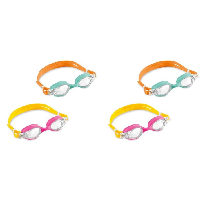 4pc Intex Kids/Children Swimming/Snorkeling Eye Goggles 3-8y
