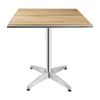 Bolero Ash Wood Square Table Top 700mm Commercial Cafe Restaurant Hospitality Furniture
