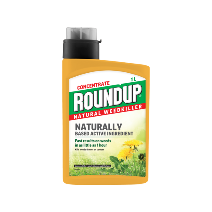 Roundup 1L Concentrate Naturals Weedkiller