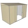Build-a-Shed 3.0 x 1.5 x 2.0m Double Sliding Door Skillion Shed - Cream