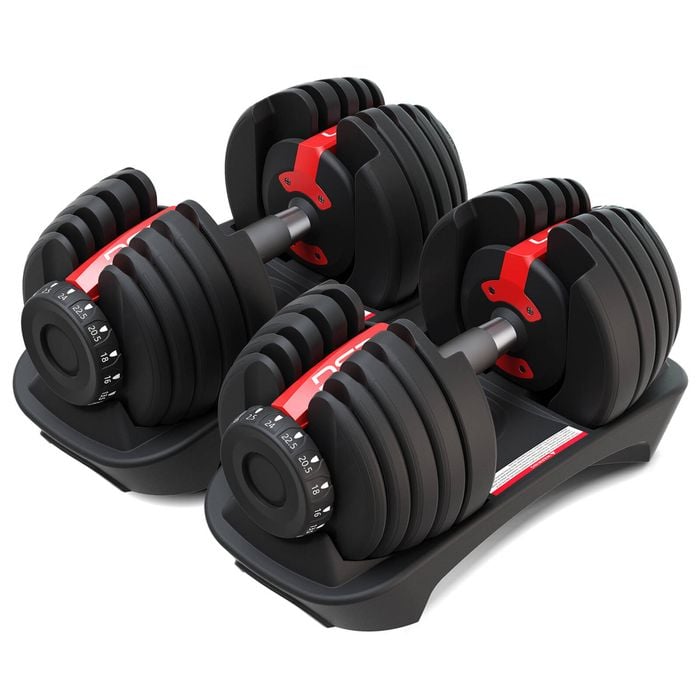 LSG 48kg Adjustable Dumbbell Weight Plates Pair 2x 24kg