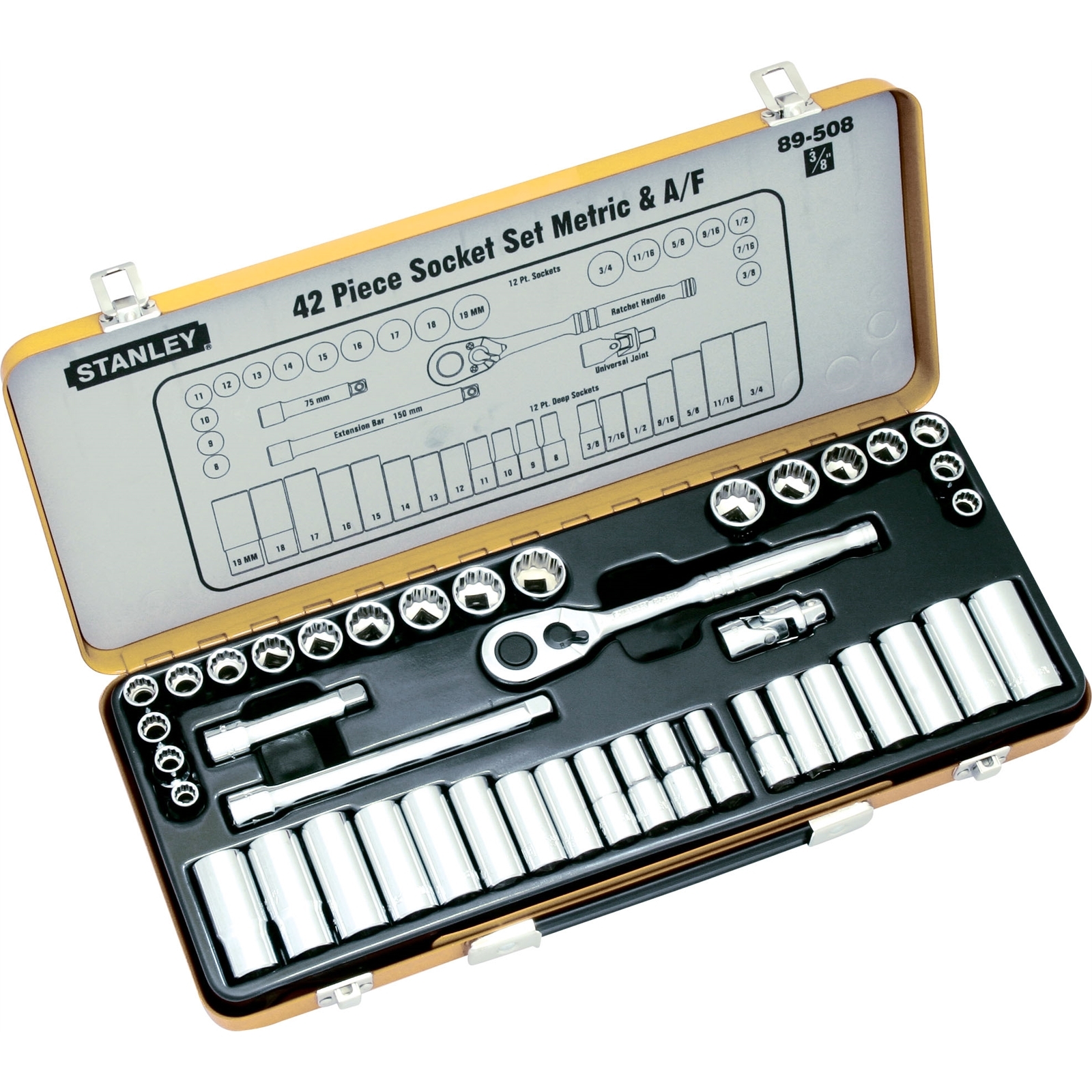 Stanley Imperial / Metric Socket Set - 42 Piece product image
