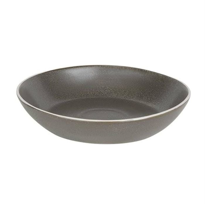 Olympia Coupe Bowl Chia Charcoal 265mm 10.5 Inch 4 Pack Tableware Dinnerware