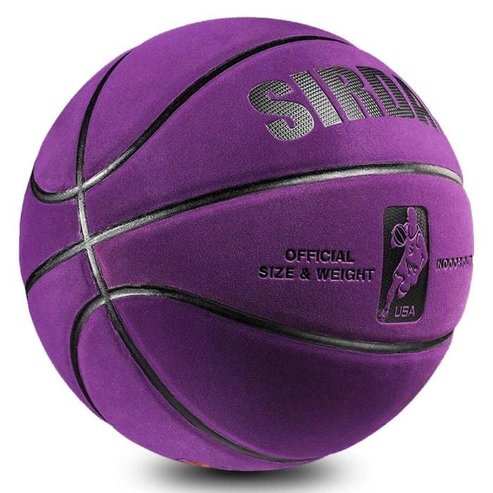 NNEOBA PURPLE High Elasticity Suede Superfiber Basketball for Adult Competition Training