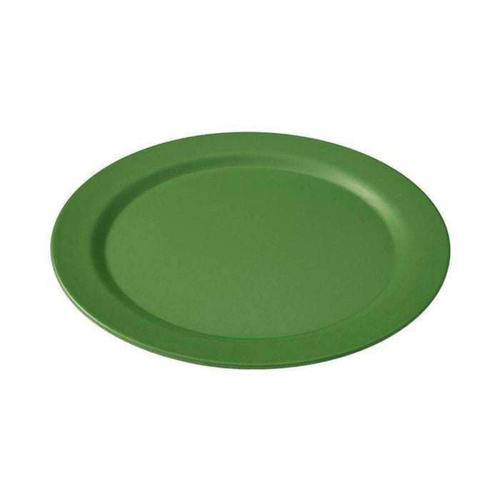 Eco Soulife All Natural Outdoor Camping Dinner Plate Green