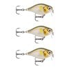 3x Rapala 3.5cm X Light Crank Shallow Run Crankbait Fishing Lures - Ayu