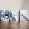 3pcs Blue And White Wall Art  Print 100% Australian Made 3 x 40x60cm (Metal Print)