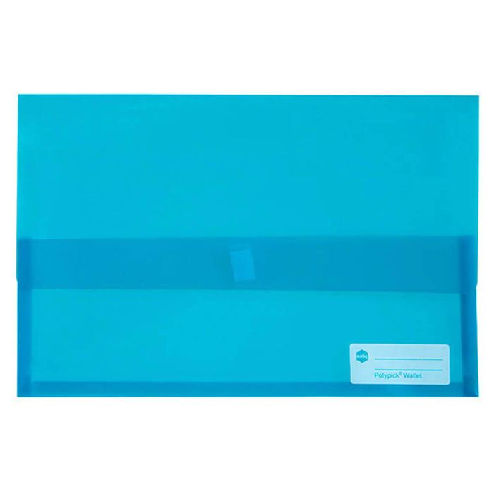 Marbig Translucent Document Wallet (Foolscap) (Marine)