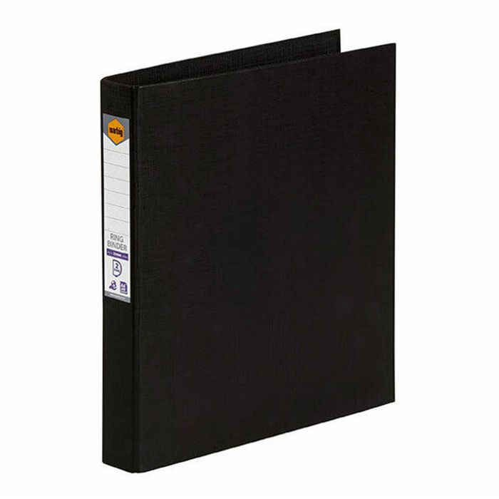Marbig Polyethylene 2 D-ring Binder 25mm (A4) (Black)