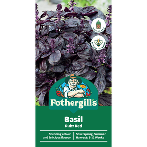Fothergill's Basil Ruby Red Seeds