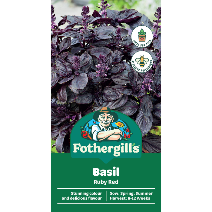 Fothergill's Basil Ruby Red Seeds