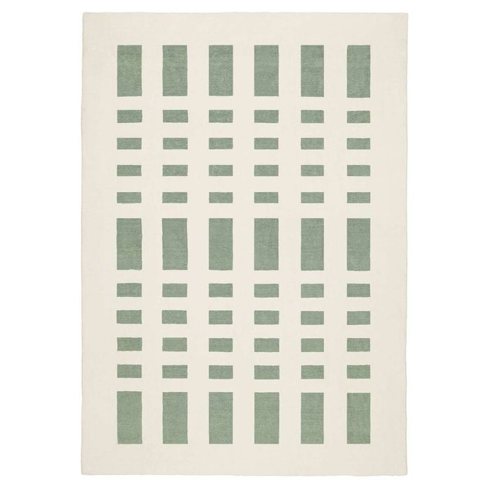 Loopsie-400cm X 300cm-kensington Green Printed Washable Rug