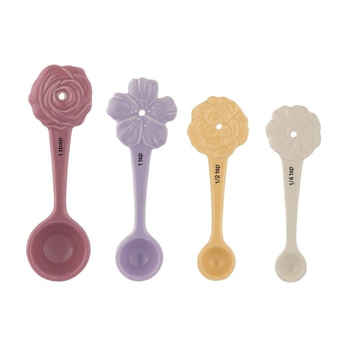 Mason Cash  The Meadow Set Of 4 Measuring Spoons
