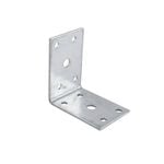 Carinya 60 x 60 x 40 x 2mm Galvanised Reinforcing Angle Bracket - 8 Pack