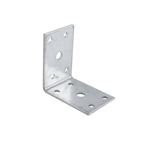 Carinya 60 x 60 x 40 x 2mm Galvanised Reinforcing Angle Bracket - 8 Pack